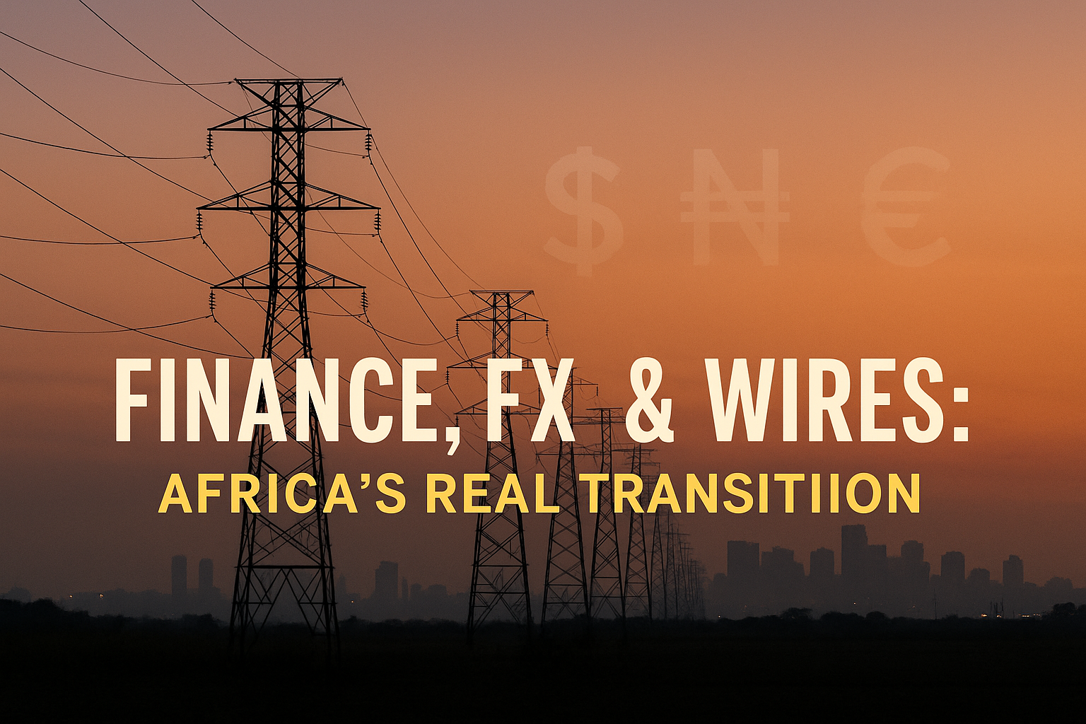 Africa Won’t Phase Out on Promises: Fossil Fuel Exit Demands Finance, FX and Grids