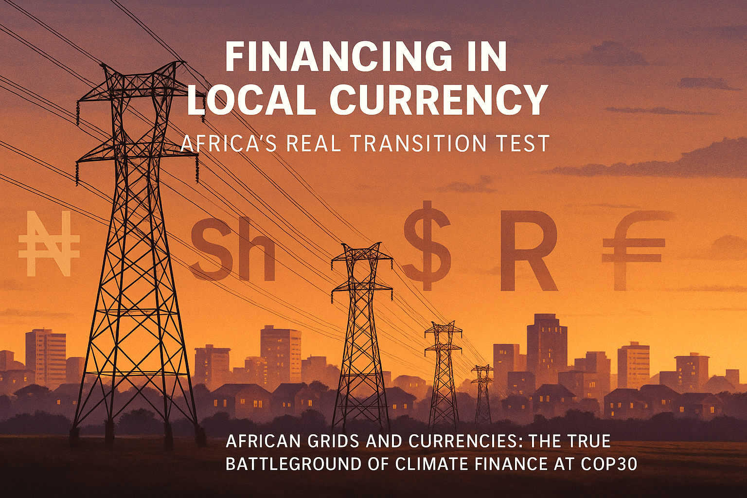 Finance in Local Currency: A COP30 Demand for Africa’s Energy Transition