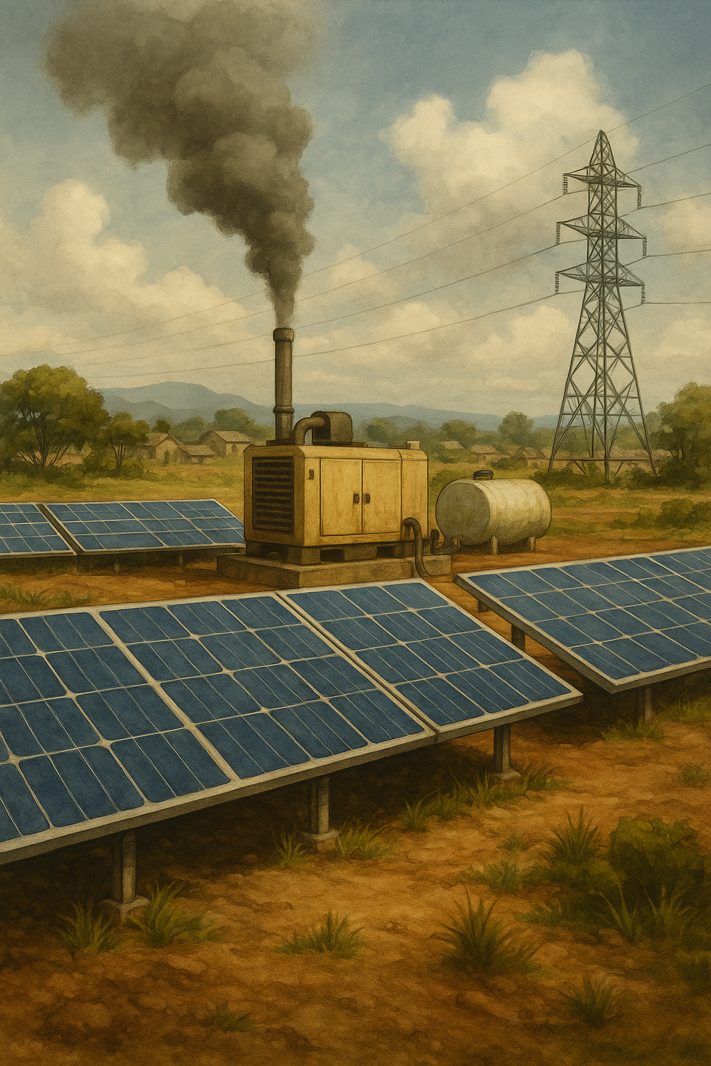 Energy Access, Mini-Grids and the Hidden Fossil Dilemma: Solar That Still Runs on Diesel